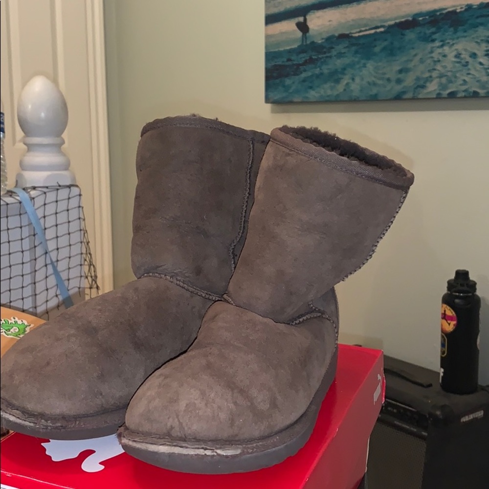 Brown Uggs Size 4 Kids